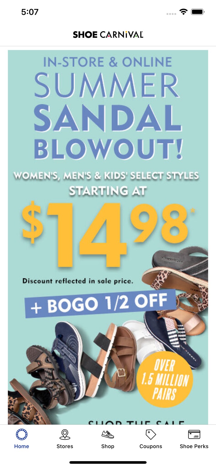 Shoe Carnival screenshot 1
