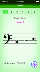 Speedy Note: Bass Clef screenshot