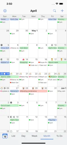 Screenshot 1 BusyCal: Calendar & Todos iphone