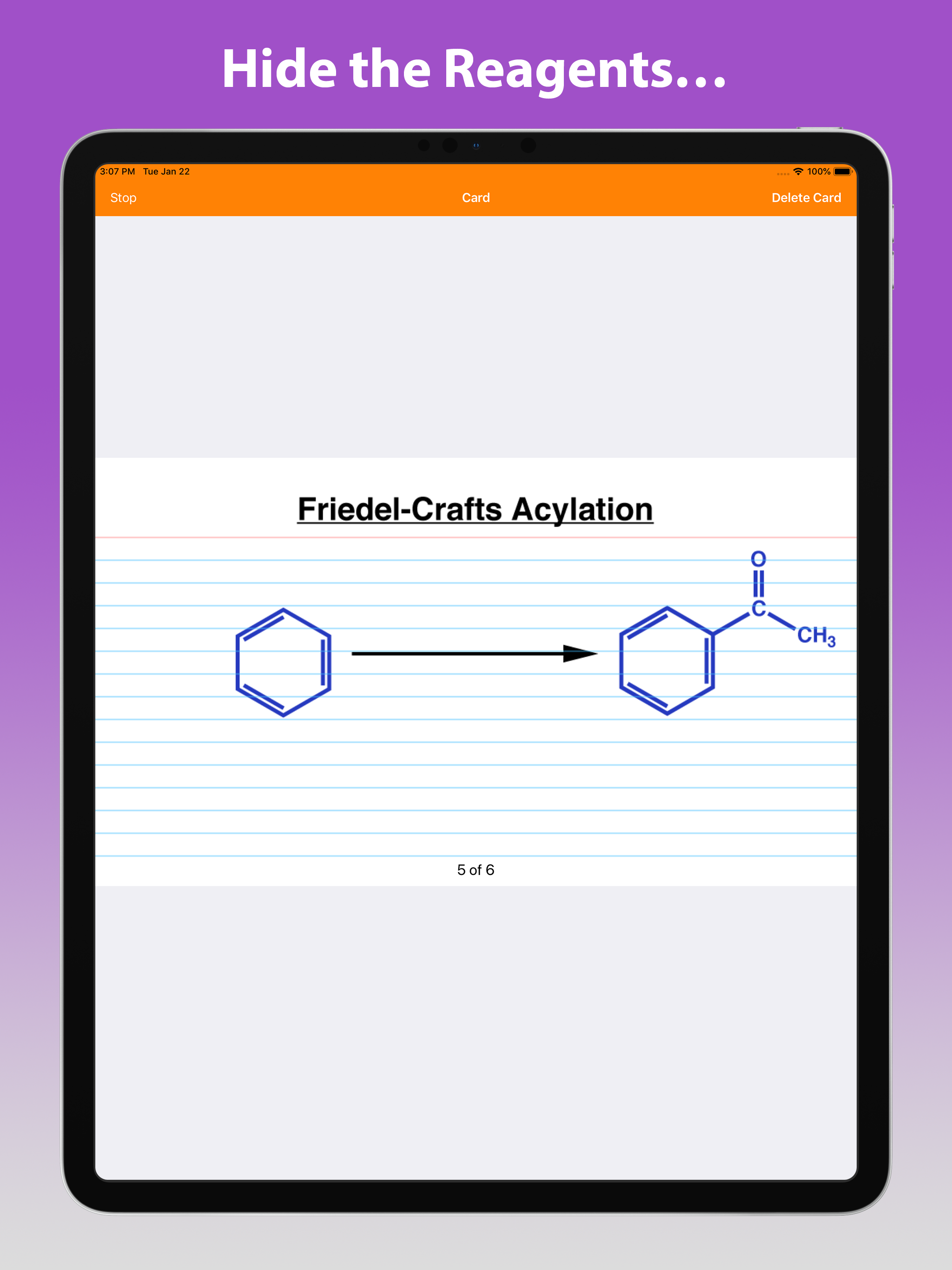 Organic Reaction Cards