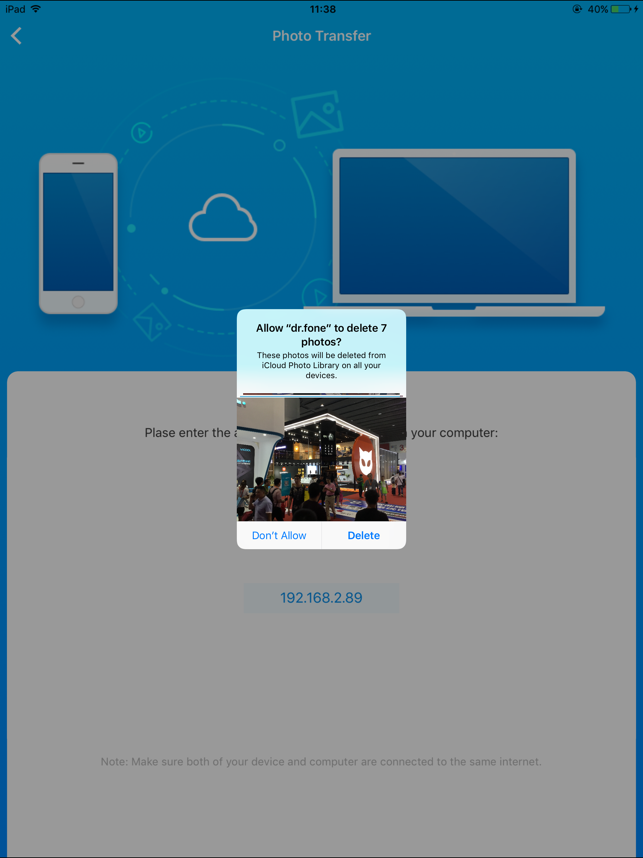 ‎Dr.Fone- Phone Clean& Transfer Screenshot
