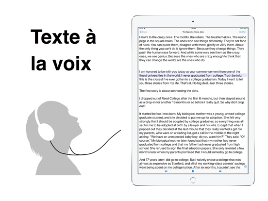 Screenshot #4 pour iTextSpeaker - Lire à voix