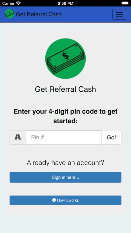 Get Referral Cash