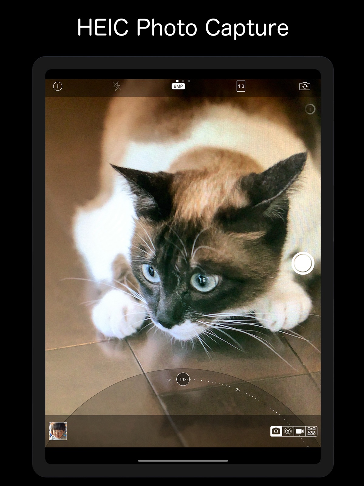 The Simple Camera ipad screenshot 1
