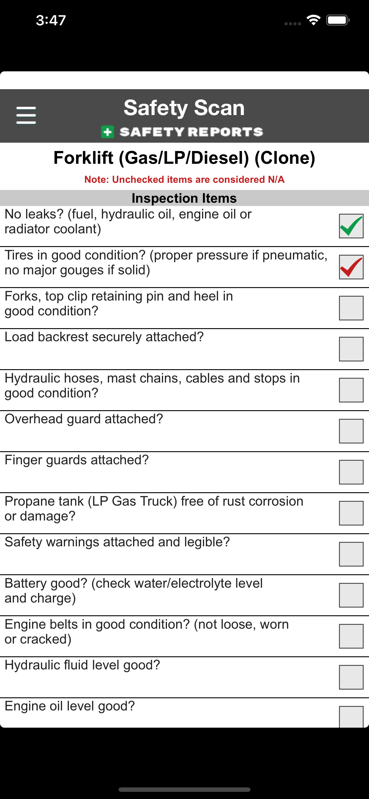 Safety Reports Scan App | SR screenshot 4