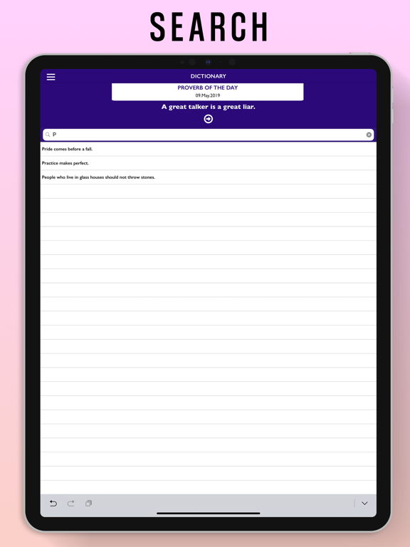 Theological Dictionary Offline iPad screenshot 4 - Education app