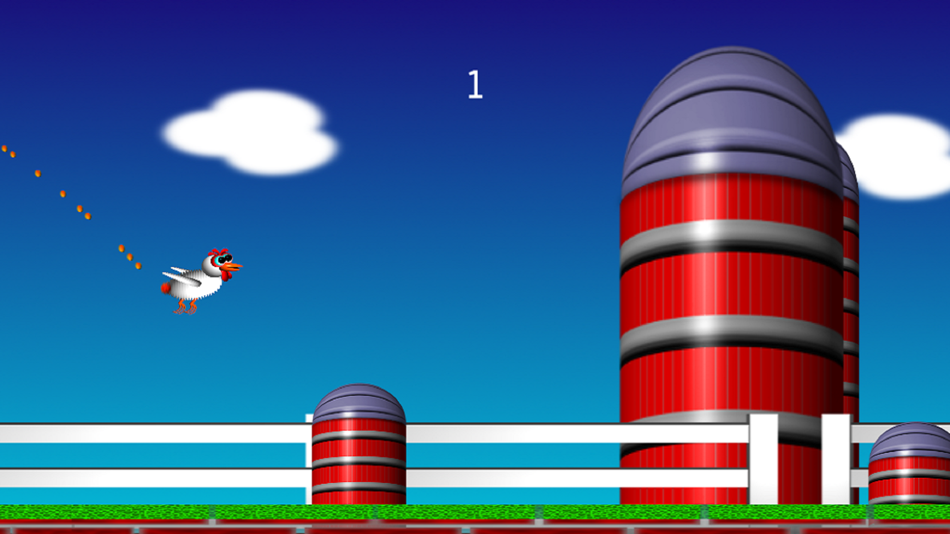 #2. Chicken Drop. (iOS) 由: Anthony Hindle
