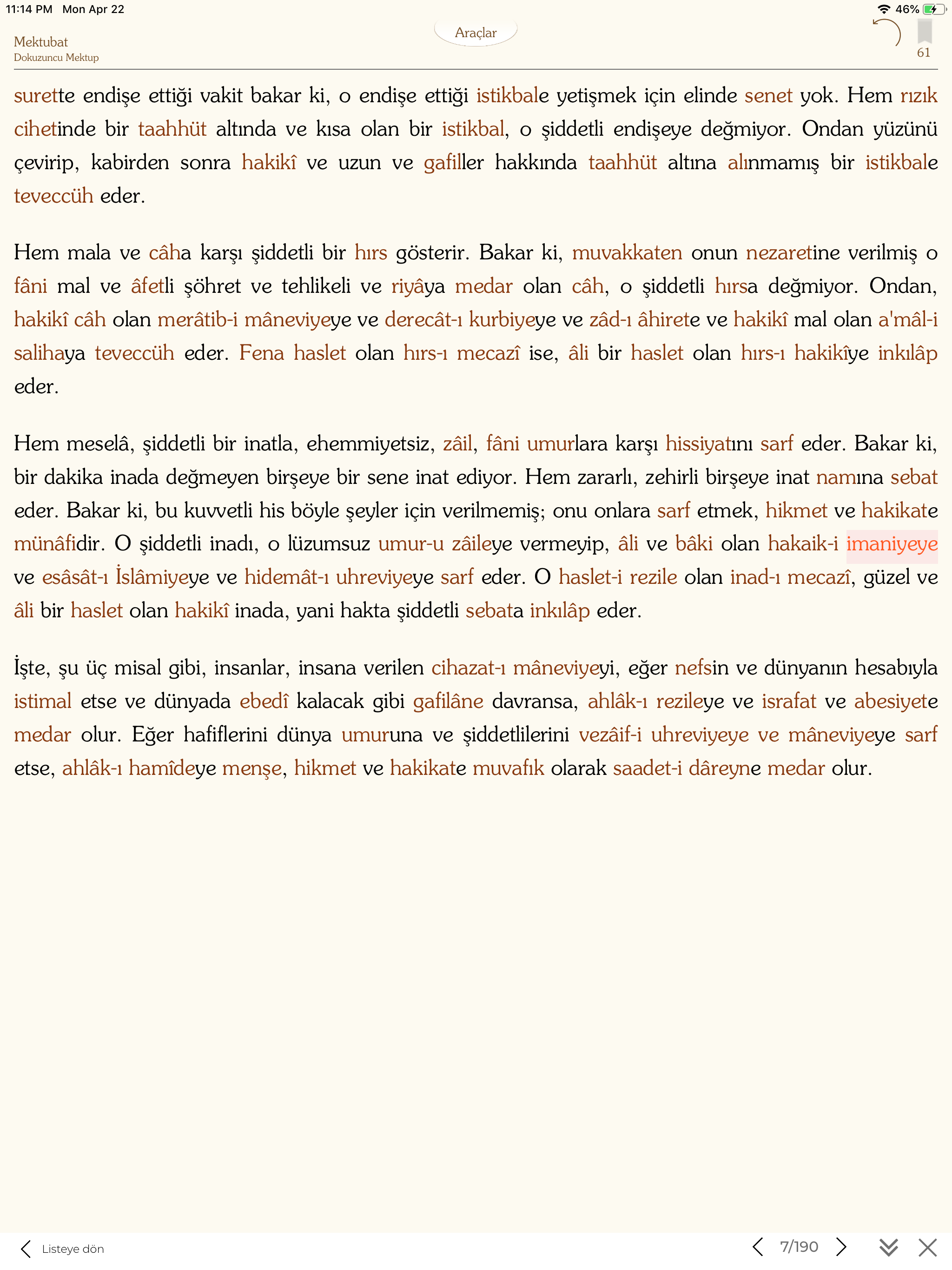 Risale-i Nur Külliyatı - SÖZ