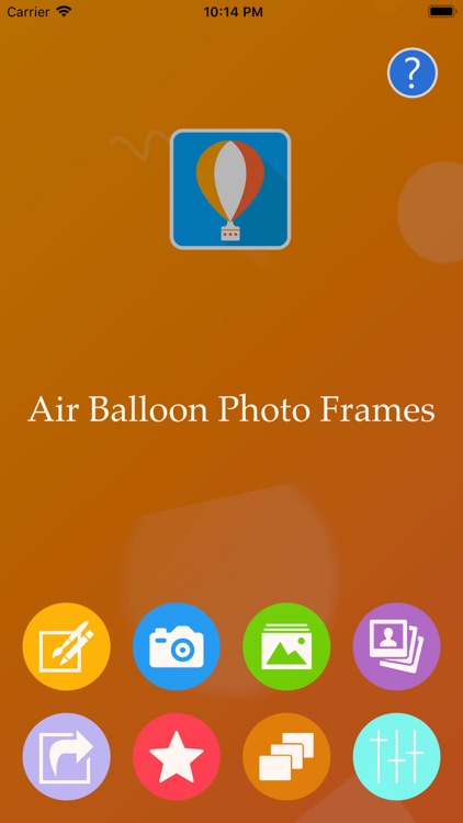 Air Balloon Photo Frames