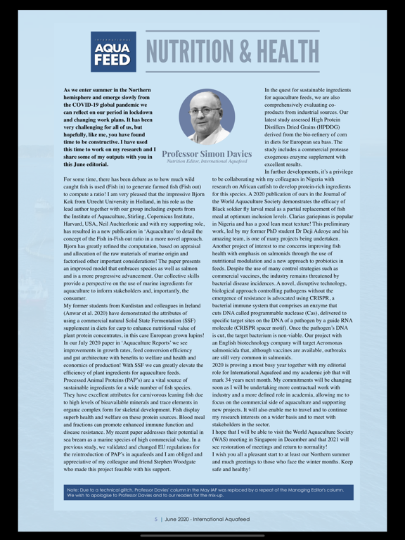 International Aquafeed iPad screenshot 4 - Business app