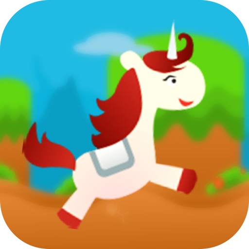 Rainbow Horse Collecting Candy