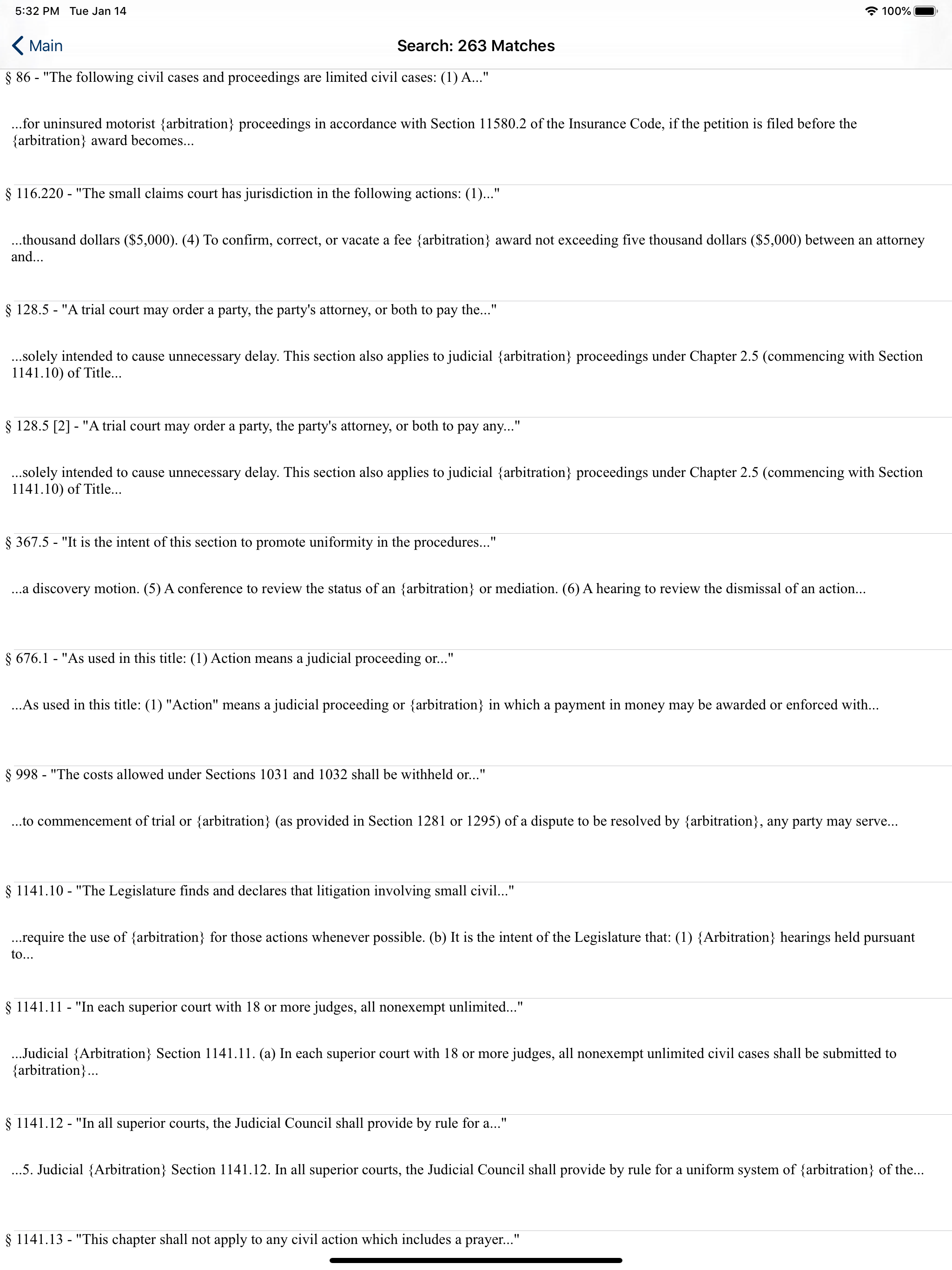 CA Civil Procedure Code 2026 screenshot 7