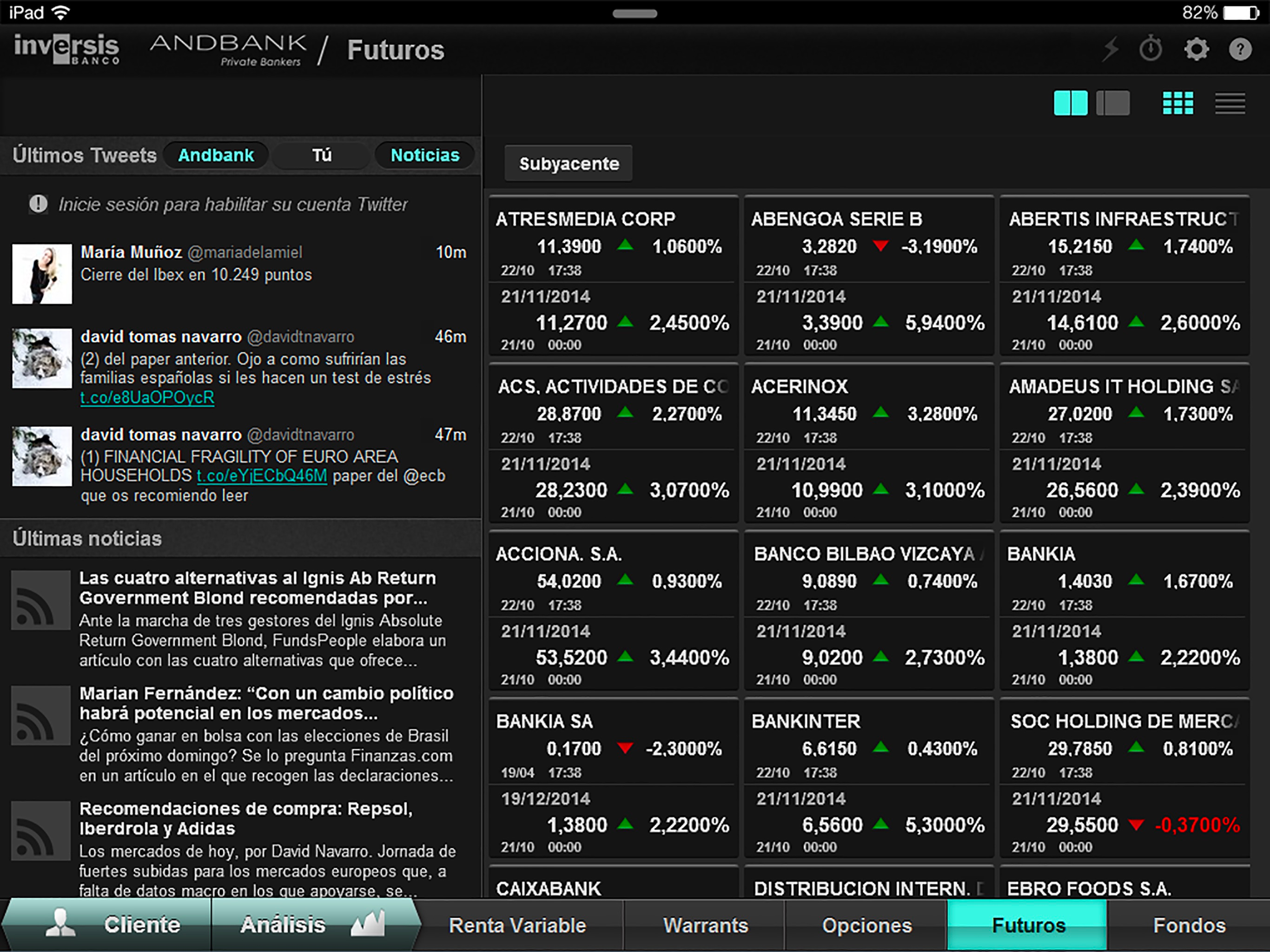 Inversis Banco/ Andbank España screenshot 4