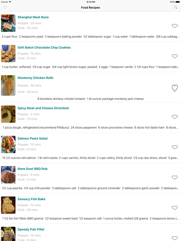 Screenshot #4 pour Food Recipe World