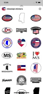 Mississippi emoji USA stickers screenshot #1 for iPhone