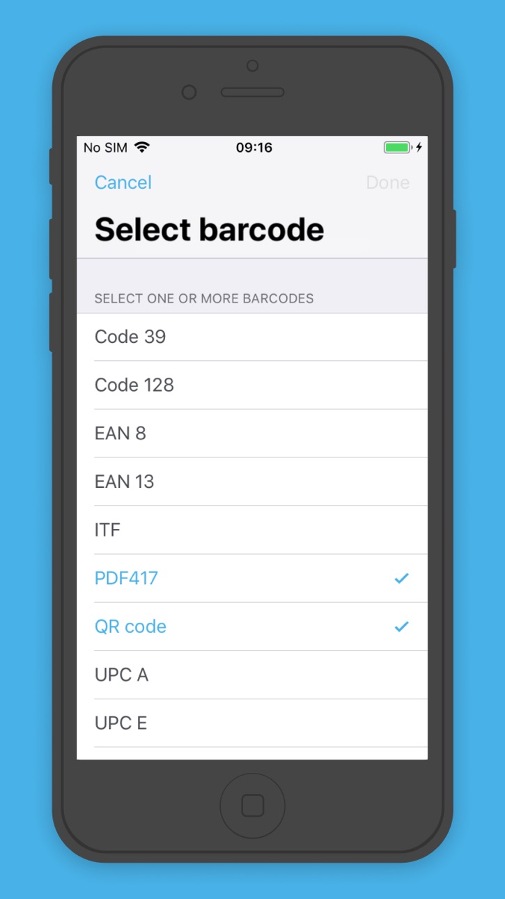 iPhone screenshot