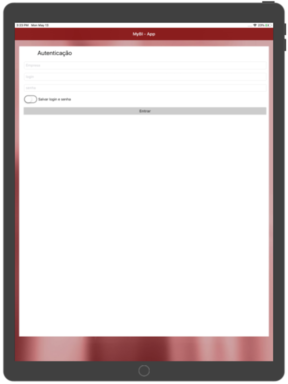 BI App iPad screenshot