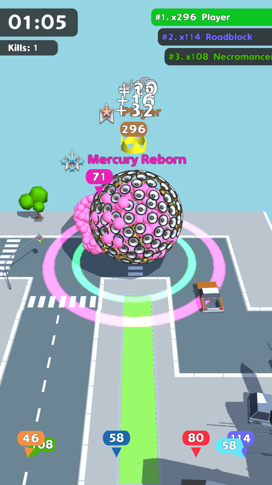#8. Ballzilla.io (iOS) 由: Happy Bat