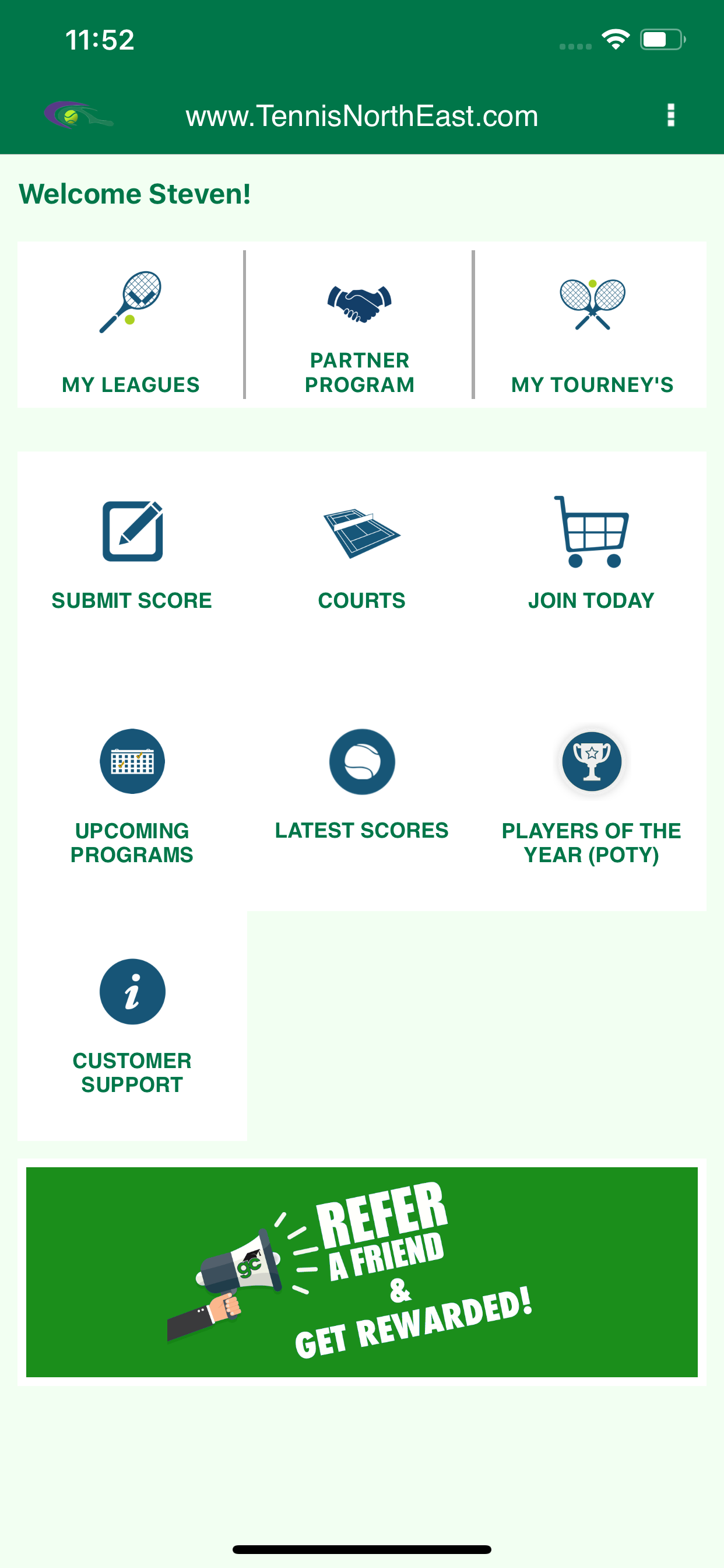 Tennis League Network
