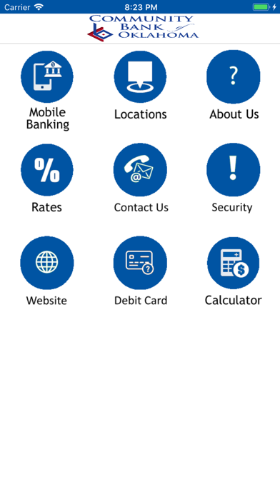 Community Bank Oklahoma Screenshot
