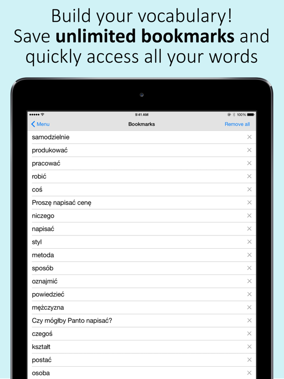 Screenshot #4 for Polish Dictionary & Thesaurus