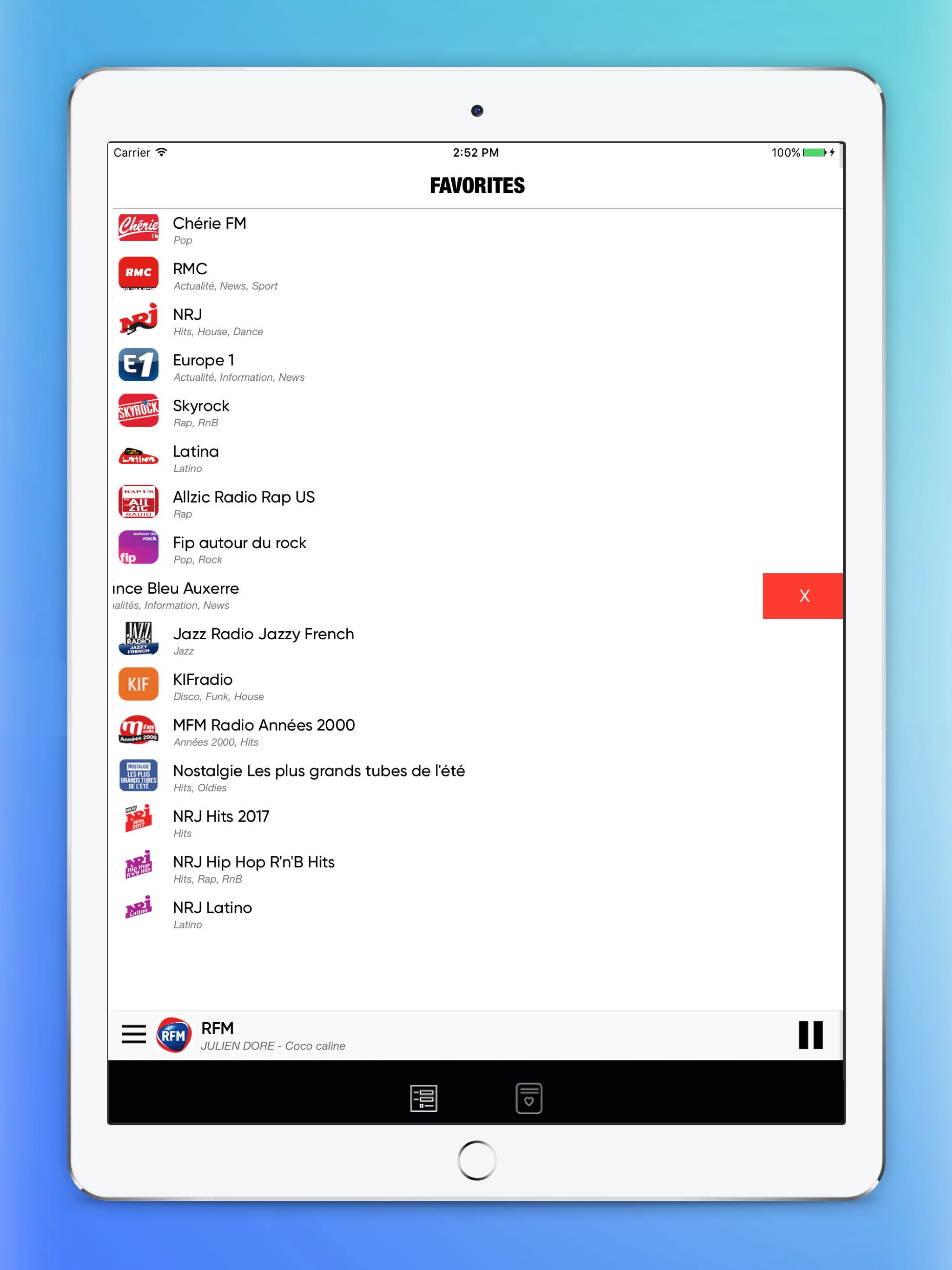 Radios France : french radio screenshot 5
