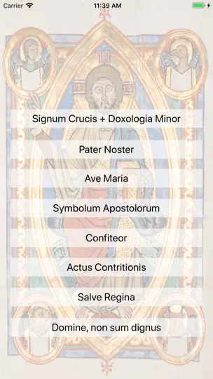 Скриншот Latin Prayers на iPhone 2