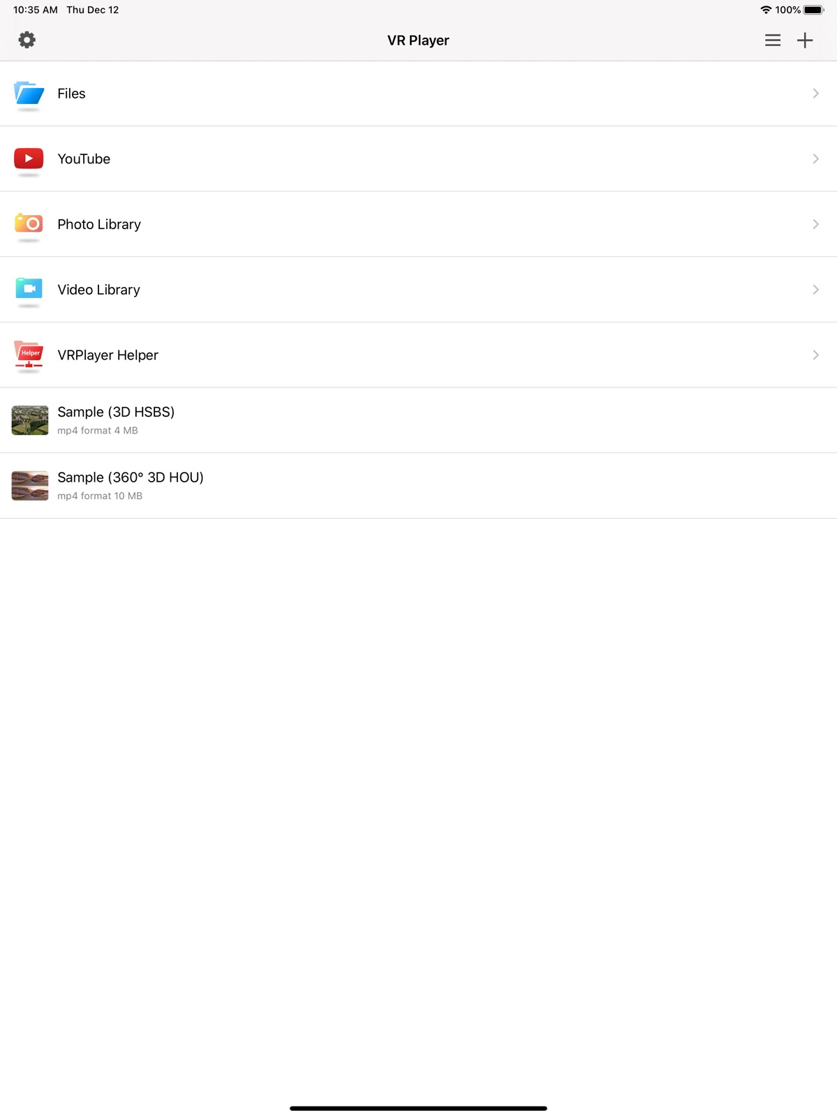 VRPlayer Pro : 2D 3D 360°Video ipad screenshot 2