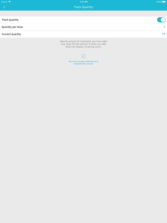 Easy Pill iPad screenshot 5 - Medical app