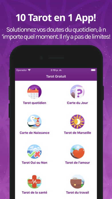 Screenshot #2 pour Tarot - Tirage Tarot en Ligne