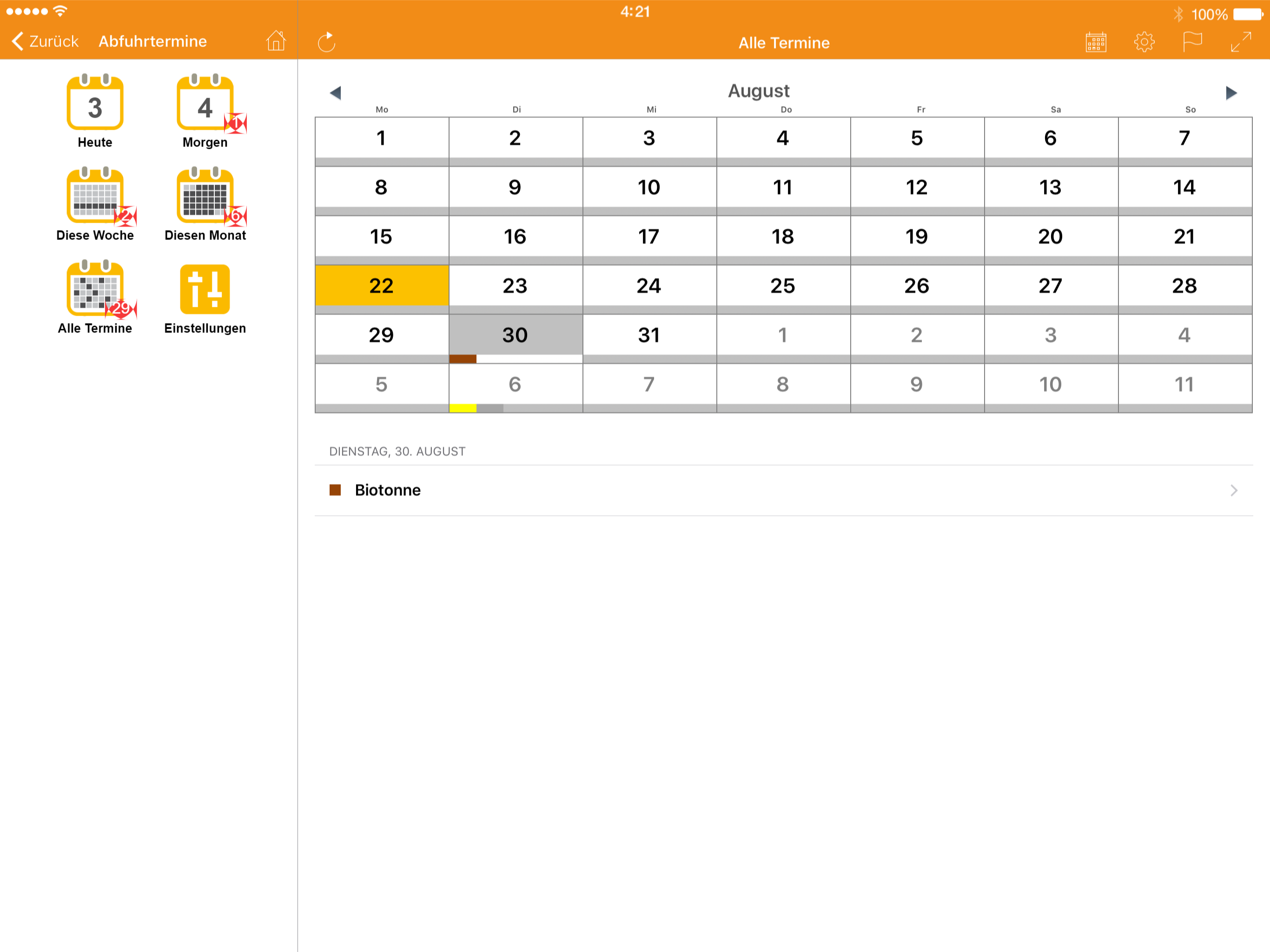 Abfall App CLP