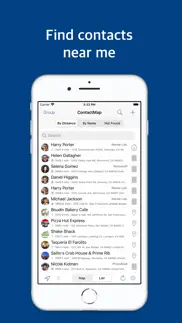 contacts map: territory manage iphone screenshot 3