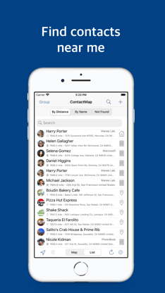 Contacts Map: territory manage screenshot 3