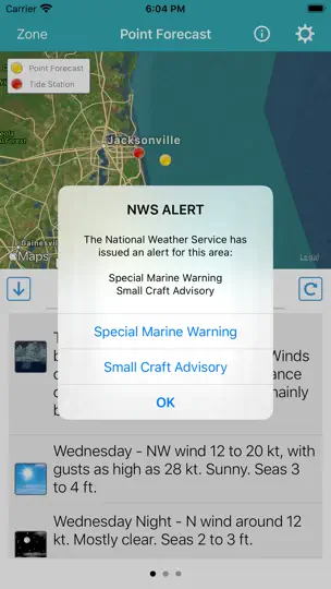 NOAA Marine Forecast & Weather iPhone Screenshot 5