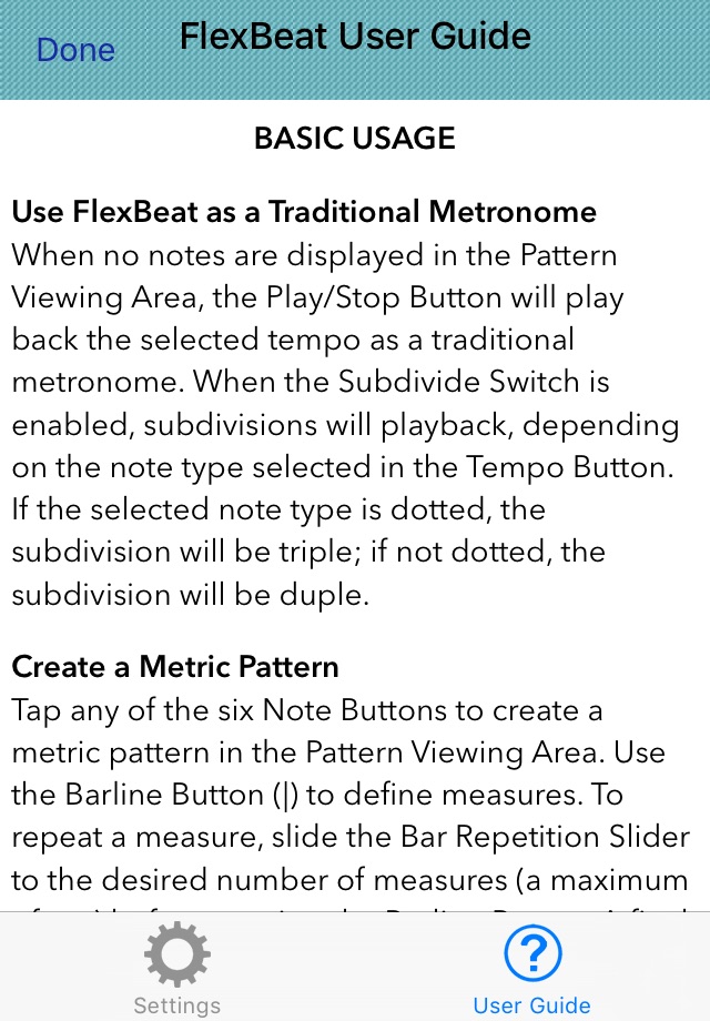 FlexBeat Metronome screenshot 4