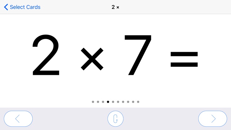 Pure Flashcards Multiplication