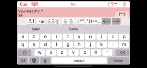 Easy Mailer French Keyboard screenshot #2 for iPhone