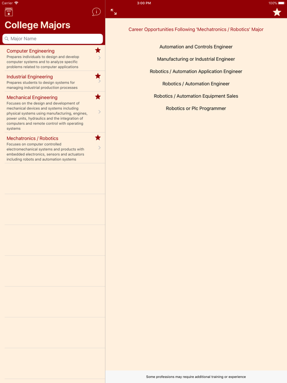 Screenshot #6 pour College Majors