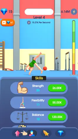 Game screenshot Idle Gymnastics apk