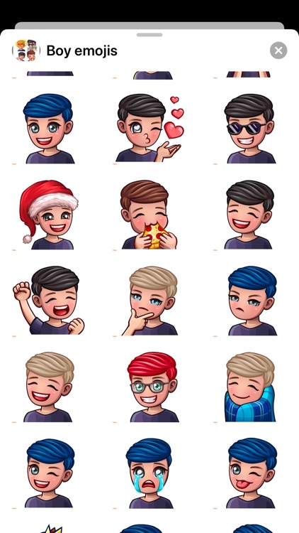 Boy New Emojis HD