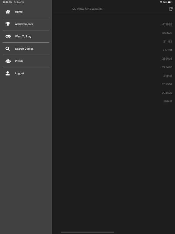 Screenshot #6 pour My Retroachievements