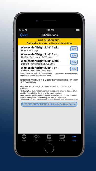 DiamondMaster iPhone screenshot 7 - Business app