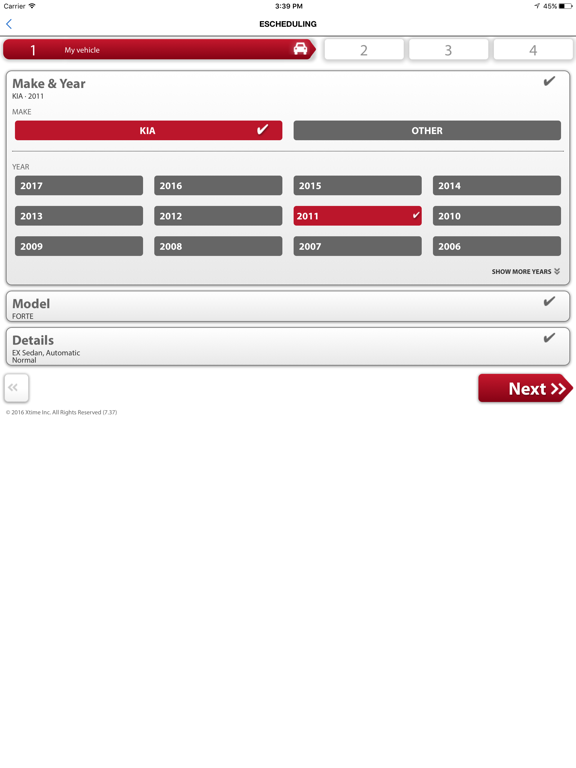 Gene Messer Kia iPad screenshot 5 - Shopping app