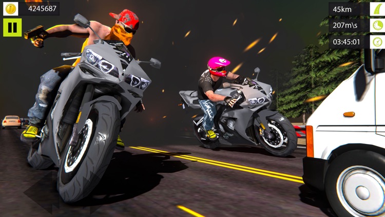 Highway Motor Bike Racing 3D