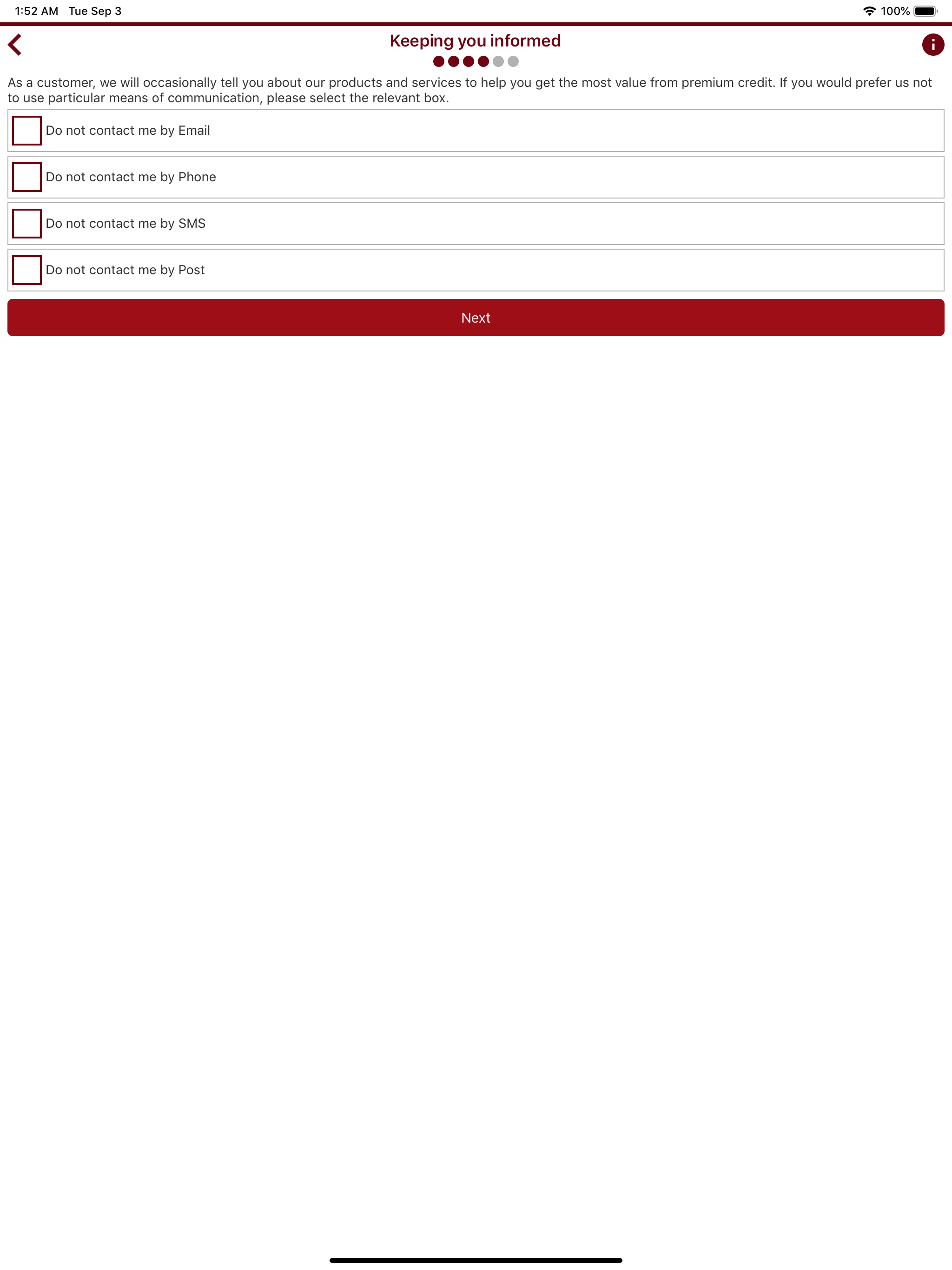 Premium Credit - eJourney