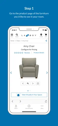 Screenshot 1 La-Z-Boy AR iphone