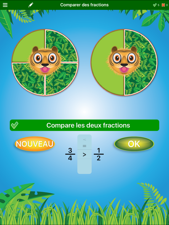Screenshot #5 pour Fractions de la Jungle
