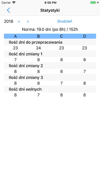 Harmonogram pracy screenshot-7