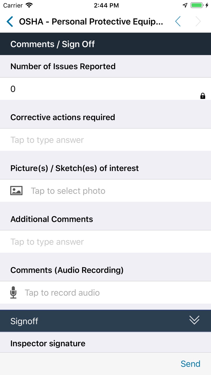 iPhone screenshot