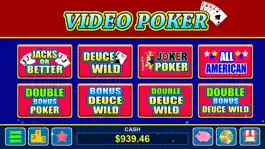 Video Poker World Game screenshot Video Poker World mod apk